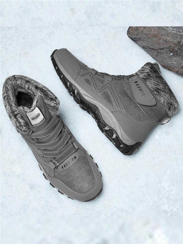 Winter Warm Comfortable Hiking Boots, Outdoor Hiking Shoes, Fashionable Snow Boots for Women & Men, Back-to-school Shoes, Shoes for Men & Women, Shoes for School, Couple Shoes, Road Trip Essentials,