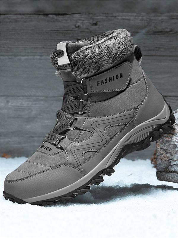 Winter Warm Comfortable Hiking Boots, Outdoor Hiking Shoes, Fashionable Snow Boots for Women & Men, Back-to-school Shoes, Shoes for Men & Women, Shoes for School, Couple Shoes, Road Trip Essentials,