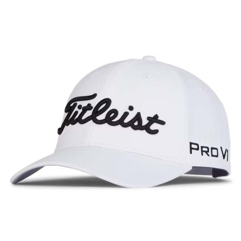 Titleist Men's Tour Performance Golf Hat - Enhance Your Golf Experience with Stylish and Functional White and Black Design woman hat