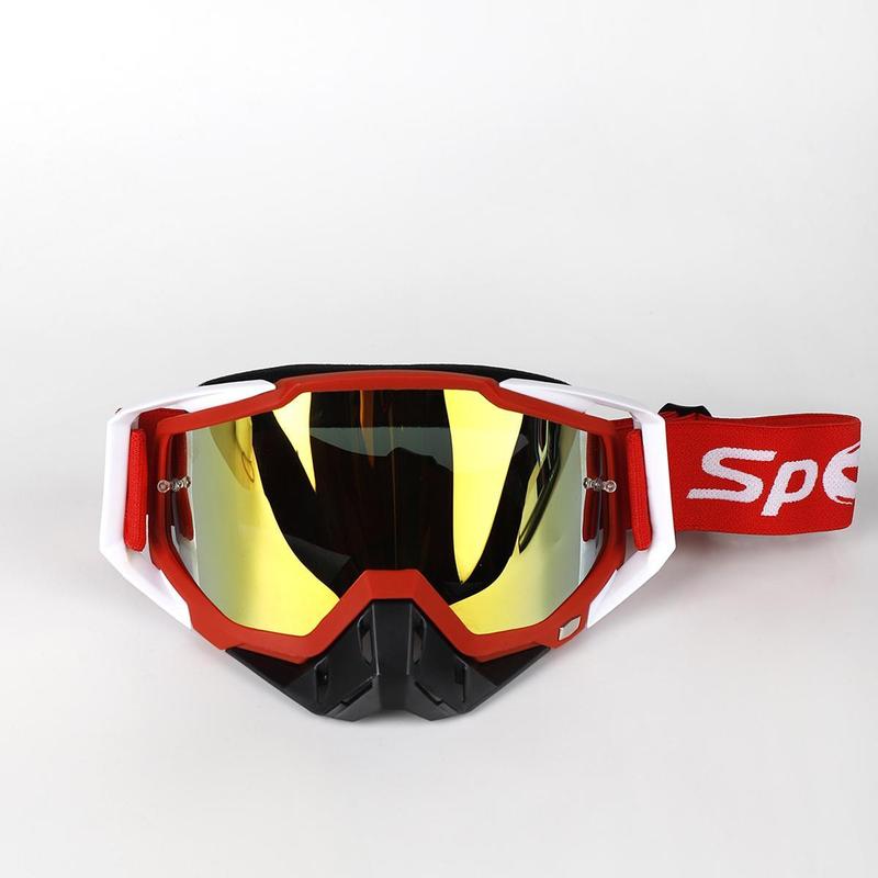 Motorcycle Goggles, Dirt Bike Goggles, Off Road Goggles with Anti Fog UV Protection Lens, Sports & Outdoor Accessories