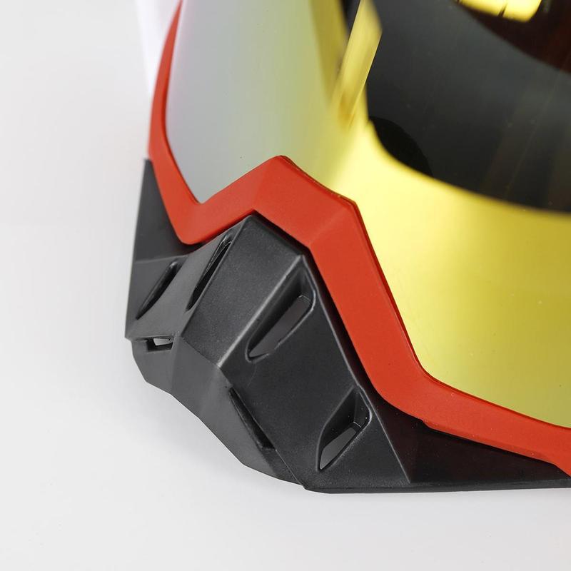 Motorcycle Goggles, Dirt Bike Goggles, Off Road Goggles with Anti Fog UV Protection Lens, Sports & Outdoor Accessories