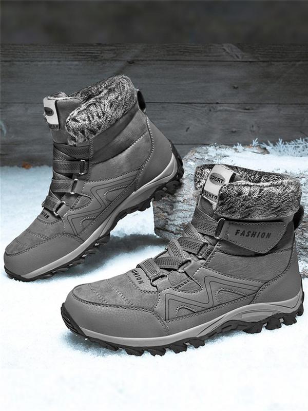 Winter Warm Comfortable Hiking Boots, Outdoor Hiking Shoes, Fashionable Snow Boots for Women & Men, Back-to-school Shoes, Shoes for Men & Women, Shoes for School, Couple Shoes, Road Trip Essentials,