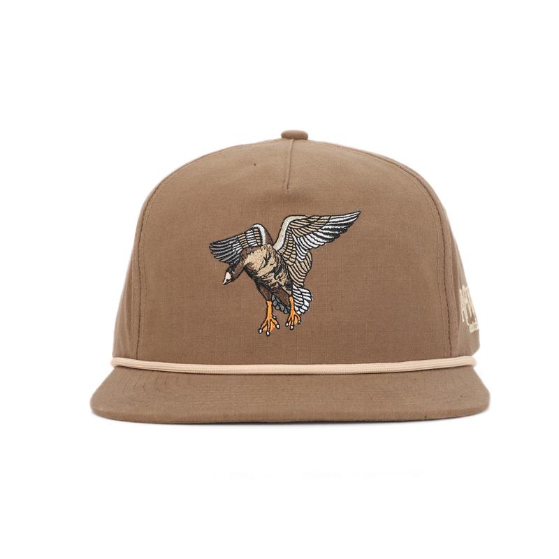 Brown w  Tan Rope Specklebelly RipStop Hat