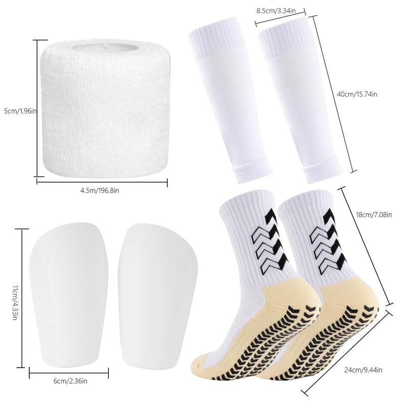 Football Shin Guard Set, 1 Set Football Shin Guard with Socks & Shin Guard Straps, Soccer Accessories for Men & Women