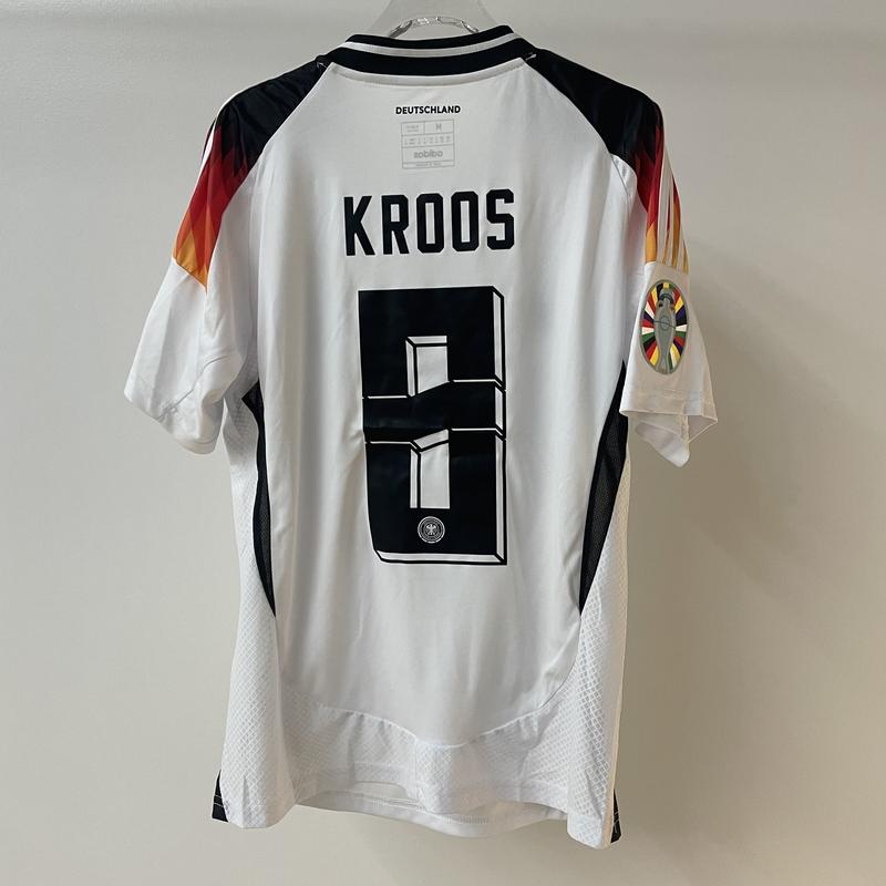 Euro 2024 Germany Home Fan edition No.8 Kroos Children's suit Short-sleeved breathable jersey