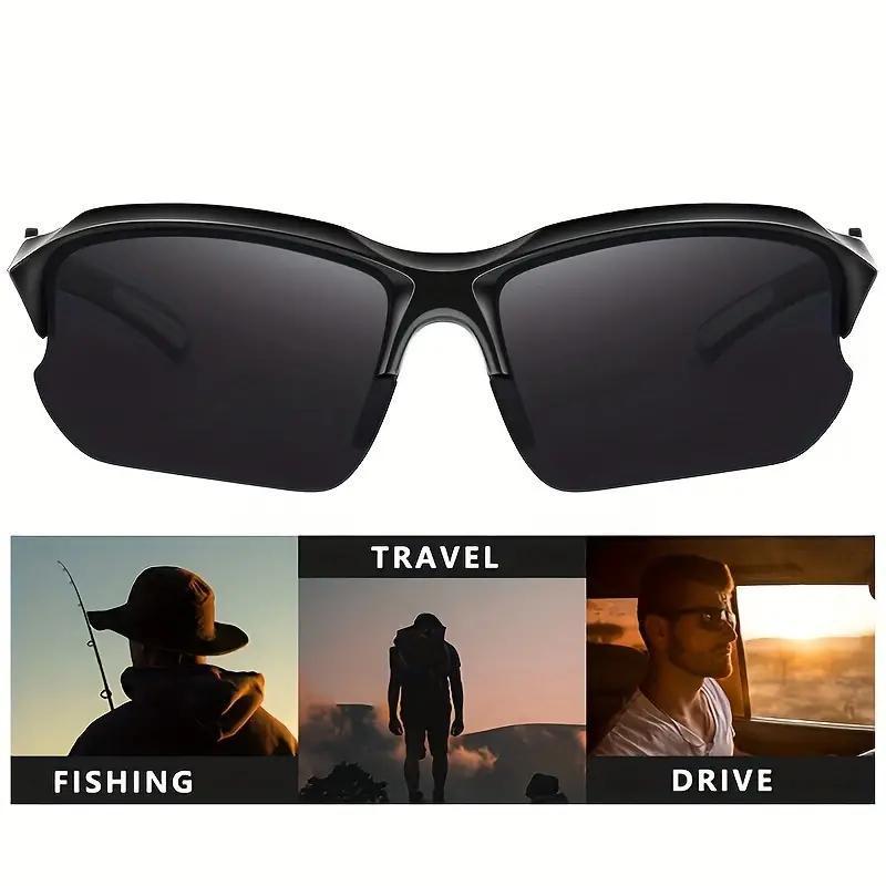 Polarized Sports Sunglasses, 1 Count Windproof Sunglasses for Baseball, Running, Fishing, Golf and Driving, Outdoor Sports Eyewear for Men & Women