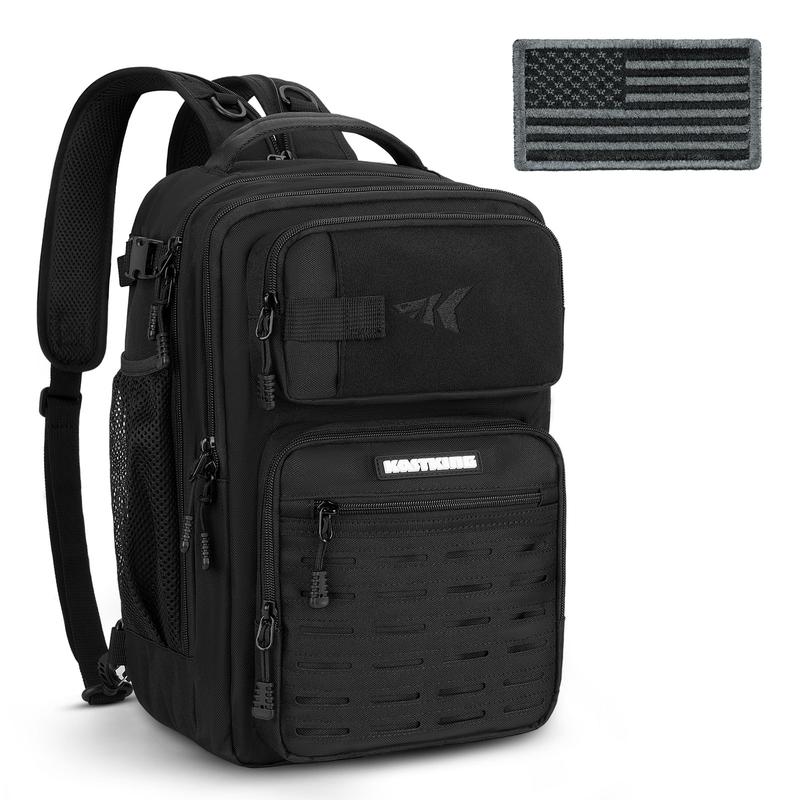 KastKing BlowBak Tactical Fishing Sling Tackle Storage Bag – Lightweight Sling Fishing Backpack - Sling Tool Bag for Fishing Hiking Hunting Camping