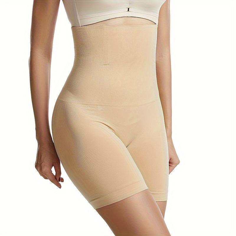 High Waisted Tummy Control Shapewear for Women, 1 Count Solid Color Breathable Butt Lifting Shorts, Sports Women Wear for Aerobics, Running, Yoga and Pilates, Summer Gifts