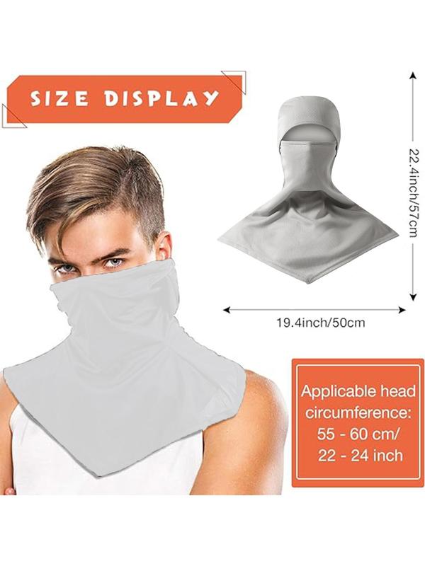 Sporty Unisex's Plain Balaclava Face Mask, Sport Quick Drying Face Cover, Sports Face Mask for Outdoor Cycling Running