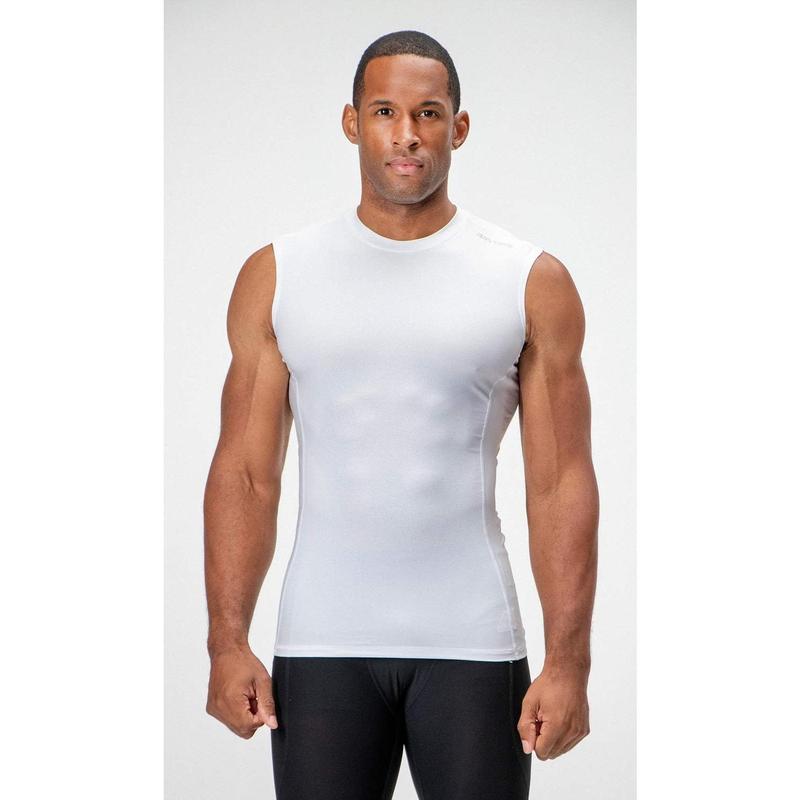 3 Pack Men's Athletic Compression Shirts Sleeveless