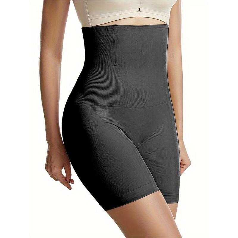 High Waisted Tummy Control Shapewear for Women, 1 Count Solid Color Breathable Butt Lifting Shorts, Sports Women Wear for Aerobics, Running, Yoga and Pilates, Summer Gifts