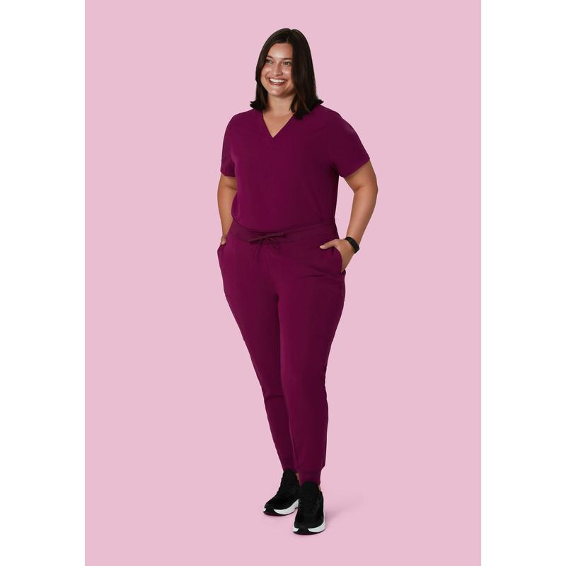 9 Pocket Joggers Sangria