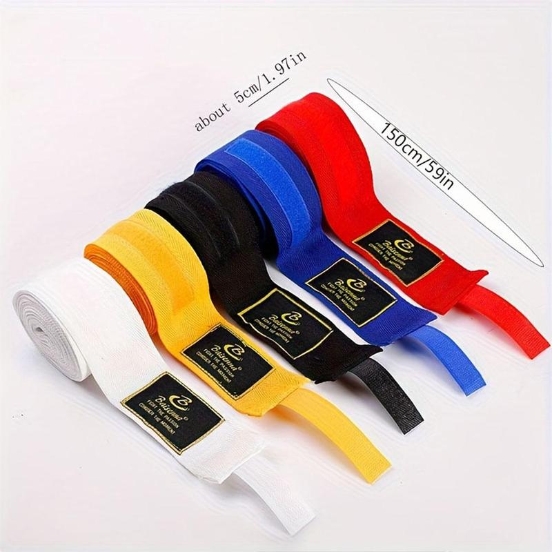 Boxing Wristband, 2 Counts set Elastic Sports Wristbands for Men & Women, Fitness Wristband Suitable for Boxing, Martial Art, Jiu Jitsu, Wrestling, Portable Gym Accessories