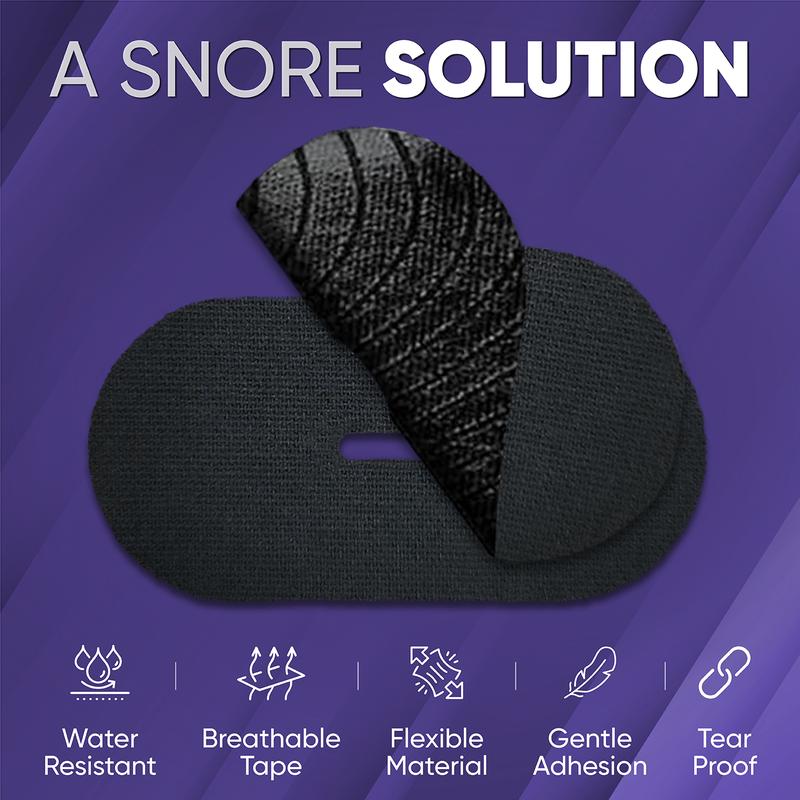 ZZSleep Tape - Mouth Tape (30 Strips) for Snore Prevention, Improved Respiratory Efficiency & Restful, Comfortable Sleep