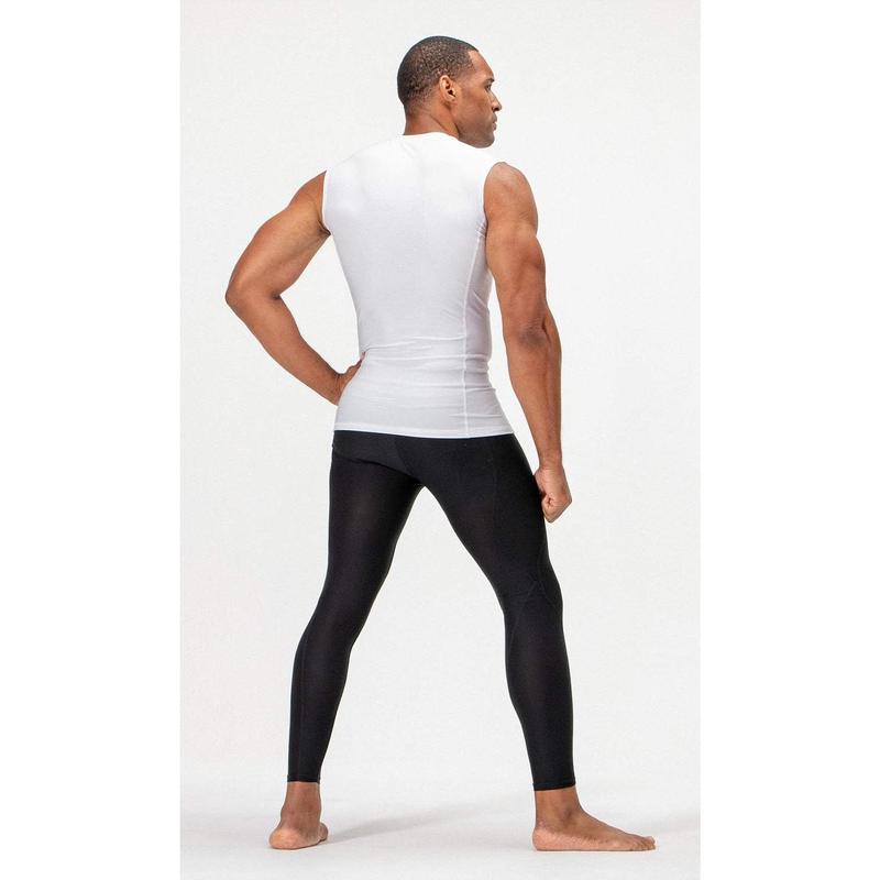 3 Pack Men's Athletic Compression Shirts Sleeveless