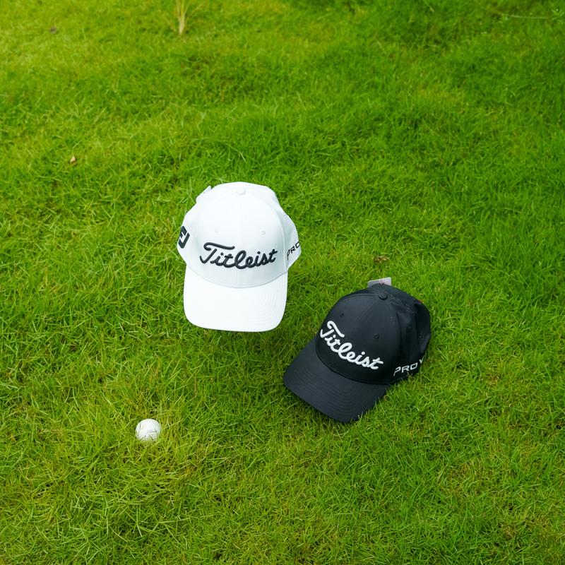 Titleist Men's Tour Performance Golf Hat - Enhance Your Golf Experience with Stylish and Functional White and Black Design woman hat