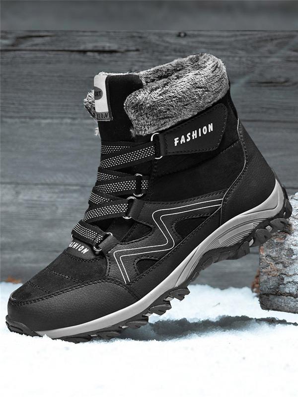 Winter Warm Comfortable Hiking Boots, Outdoor Hiking Shoes, Fashionable Snow Boots for Women & Men, Back-to-school Shoes, Shoes for Men & Women, Shoes for School, Couple Shoes, Road Trip Essentials,