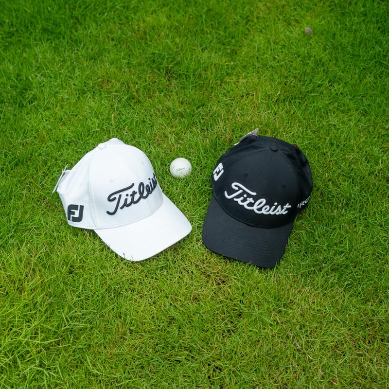 Titleist Men's Tour Performance Golf Hat - Enhance Your Golf Experience with Stylish and Functional White and Black Design woman hat