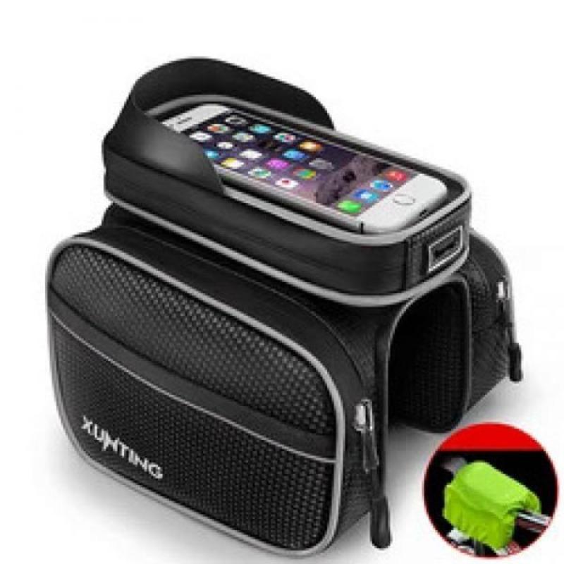 Portable Bicycle Bag, Large Capacity Bicycle Storage Bag with Phone Waterproof Bag, Cycling Accessories for Mountain Bike