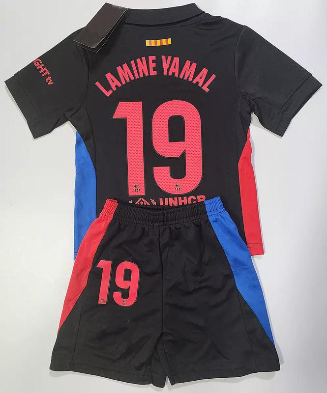 Youth Kits Yamal Barcelona Soccer Uniform shirt short jersey 2024 25