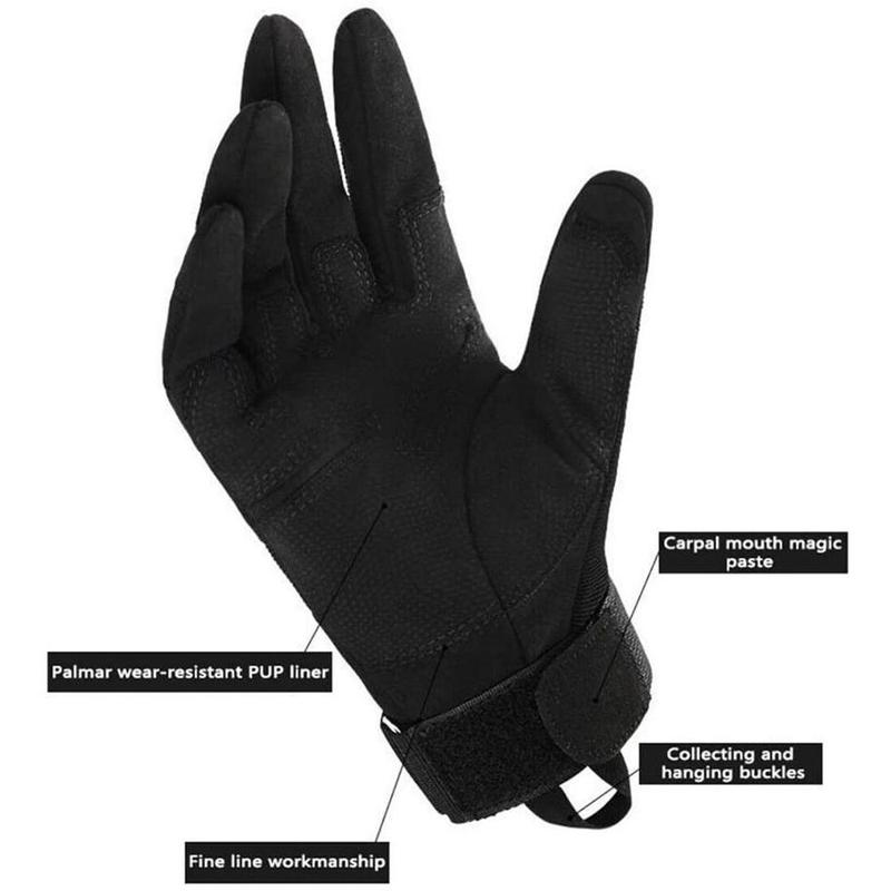 Tactical Full Finger Gloves Army Military Hunting Combat Shooting for Men Women