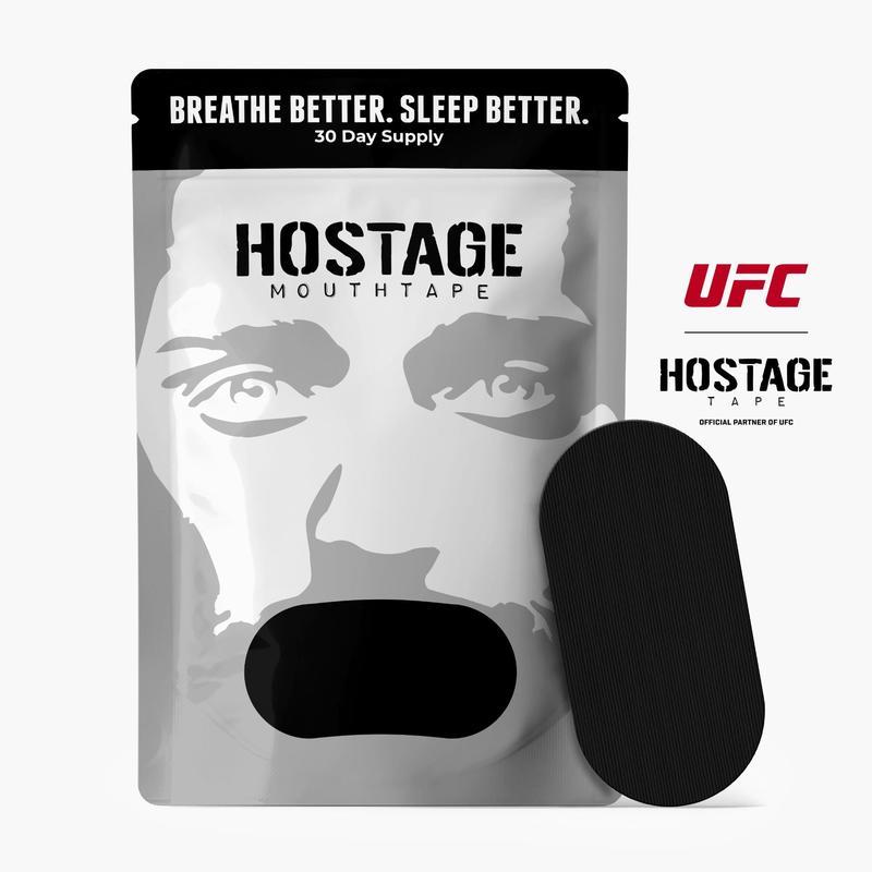 Hostage Tape For Better Sleep - 30 Count - Beard Friendly Mouth Tape - Anti Snoring - CPAP Friendly