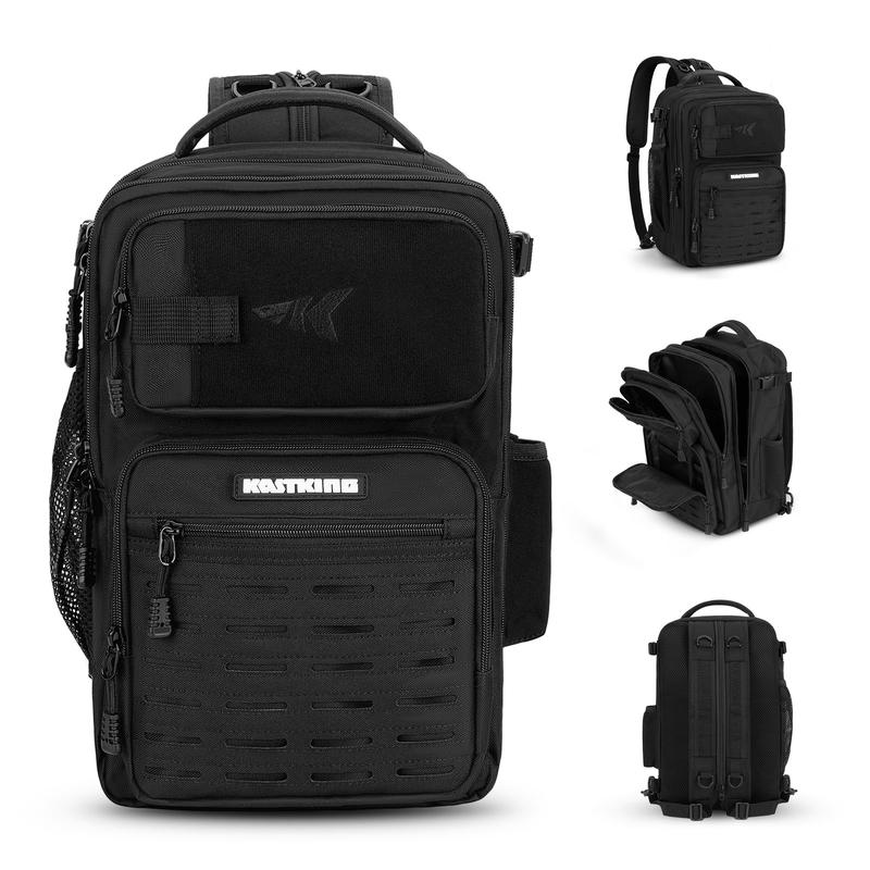 KastKing BlowBak Tactical Fishing Sling Tackle Storage Bag – Lightweight Sling Fishing Backpack - Sling Tool Bag for Fishing Hiking Hunting Camping