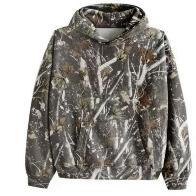 2024 Today's Flash Sale: a New Solid Color Floral Sweatshirt with a Camouflage Design and 3D Print Hooded Casual Fashion Loose Long Sleeve Sweatshirt 2024 Trending for Fall and Holiday