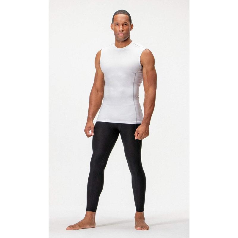 3 Pack Men's Athletic Compression Shirts Sleeveless