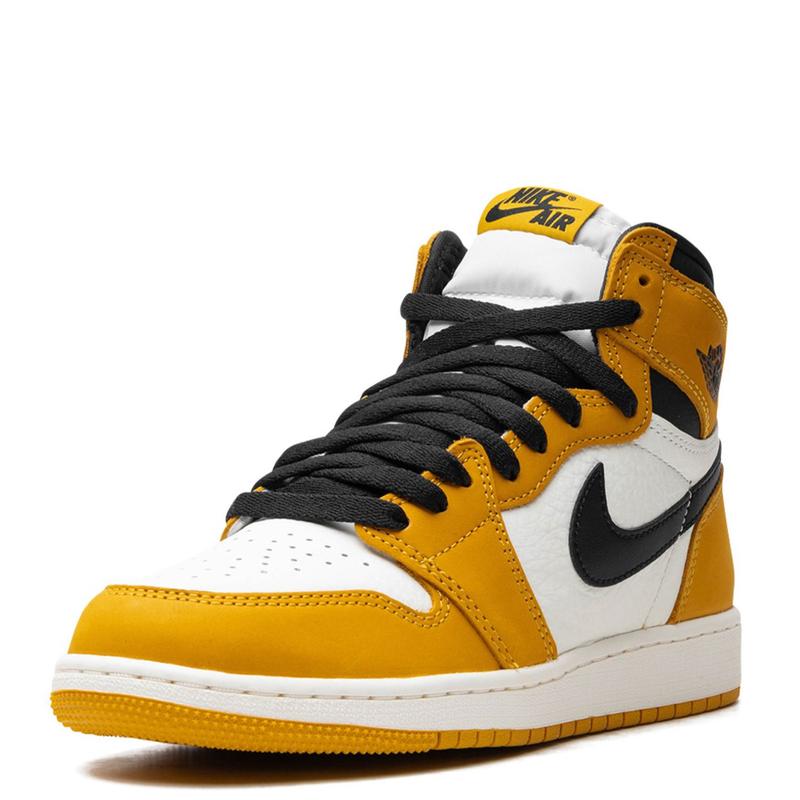 Nike Air Jordan 1 Retro High OG Yellow Ochre FD1437-701 Womens GS Fashion Sneakers New