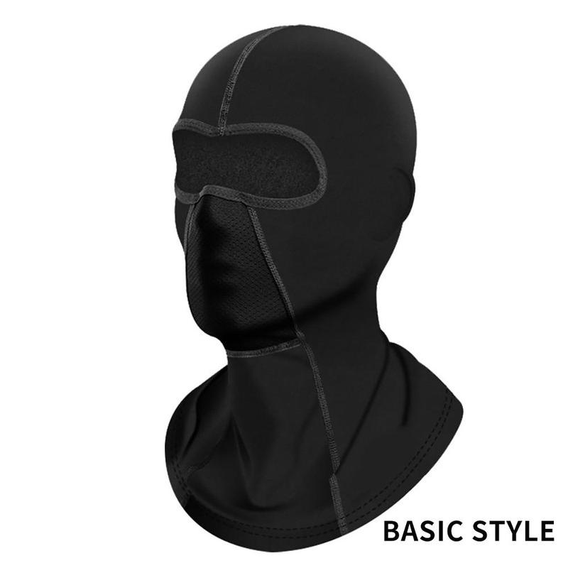 Fleece Lining Warm Face Mask, Sweat Absorbent Breathable Balaclava, Outdoor Accessories Windproof Neck Warmer Ski Mask For Skiing, Cycling, Motorcycle