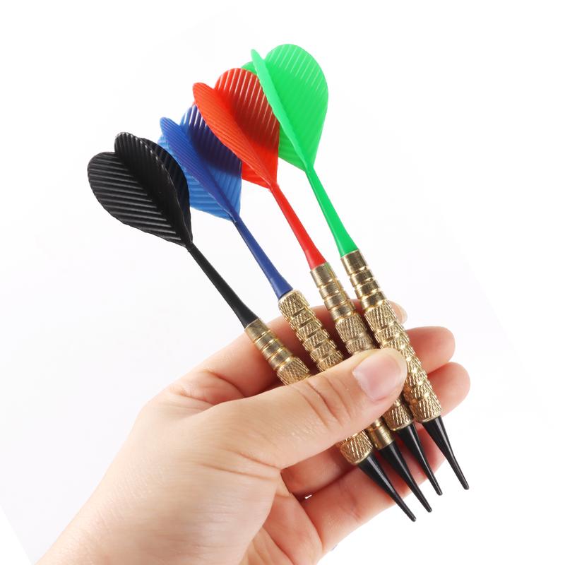 12 Pcs of 16 Grams Soft Tip Darts, Plus 60 Free Dart Tips (Plastic)