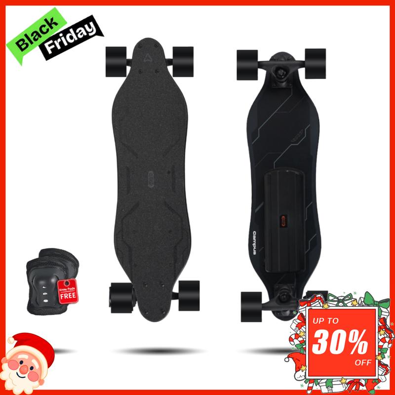 MEEPO Campus Electric Skateboard with Remote，4 Speed Controler,Durable Maple Deck, 15.5 MPH Top Speed, 10KM Range for Teens Beginners