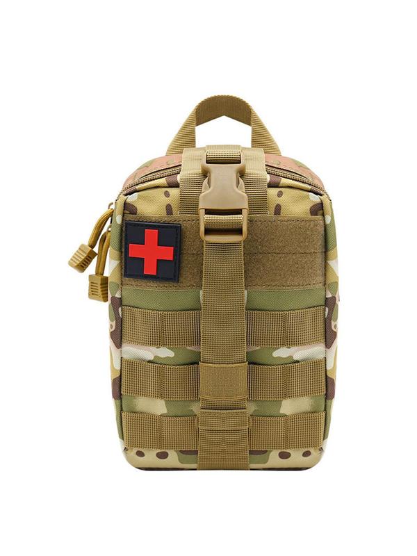 Tactical Emergency Medical Bag, Sturdy 600D Nylon Tactical Medical Pouch, Outdoor First Aid Bag, Travel Organizer