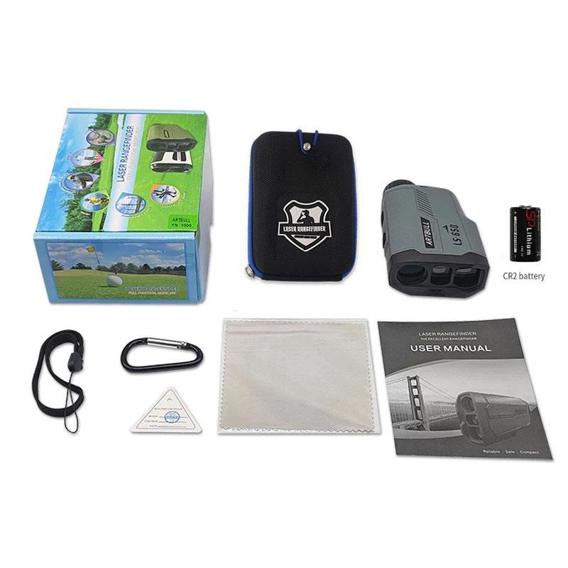 Laser Rangefinder, 650m Golf Distance Meter with 5 Modes, Outdoor Laser Rangefinder for Hiking Hunting, Measuring Tools