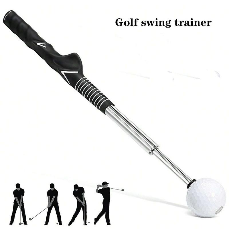 Golf Swing Practice Stick, Telescopic Golf Training Aid with Non-slip Rubber Handle, Golf Training & Warmup Practice Stick, Christmas Gift