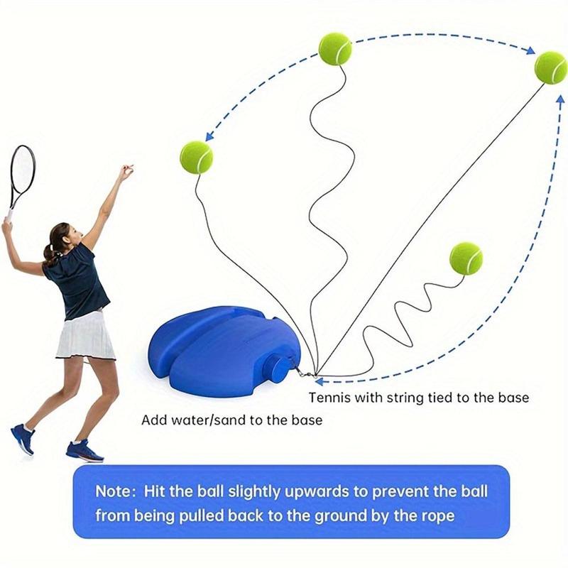 Tennis Training Ball with String, Rebound Tennis Ball, Self Practice Tennis Training Equipment, Portable Tennis Training Tool for Beginners