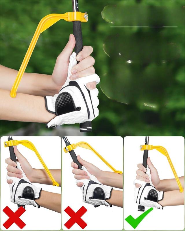 Golf Training Wrist Hinge Golf Swing Training Aid Swing Correction Trainer for Golfer Beginner Arm Elbow Posture Teaching Accessories for Golf Club Practice