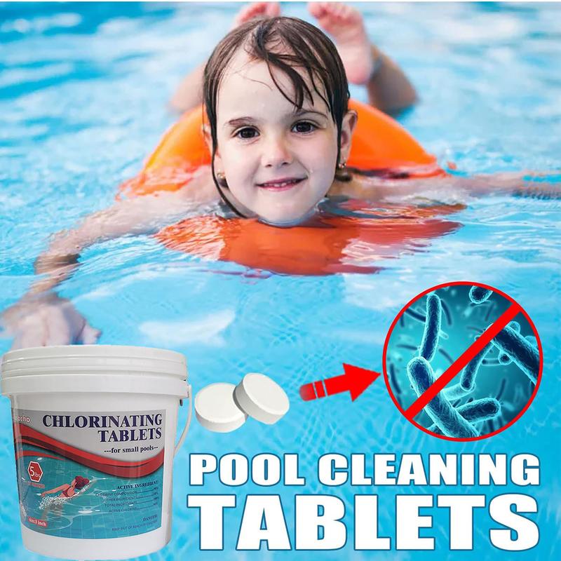 25LBS Alicacho 3'' Swimming Pool Chlorine Tablets, 90% Stabilized Available Chlorine Tabs for Pool, Hot Tubs, Spa(25 lbs, 55 tablets)