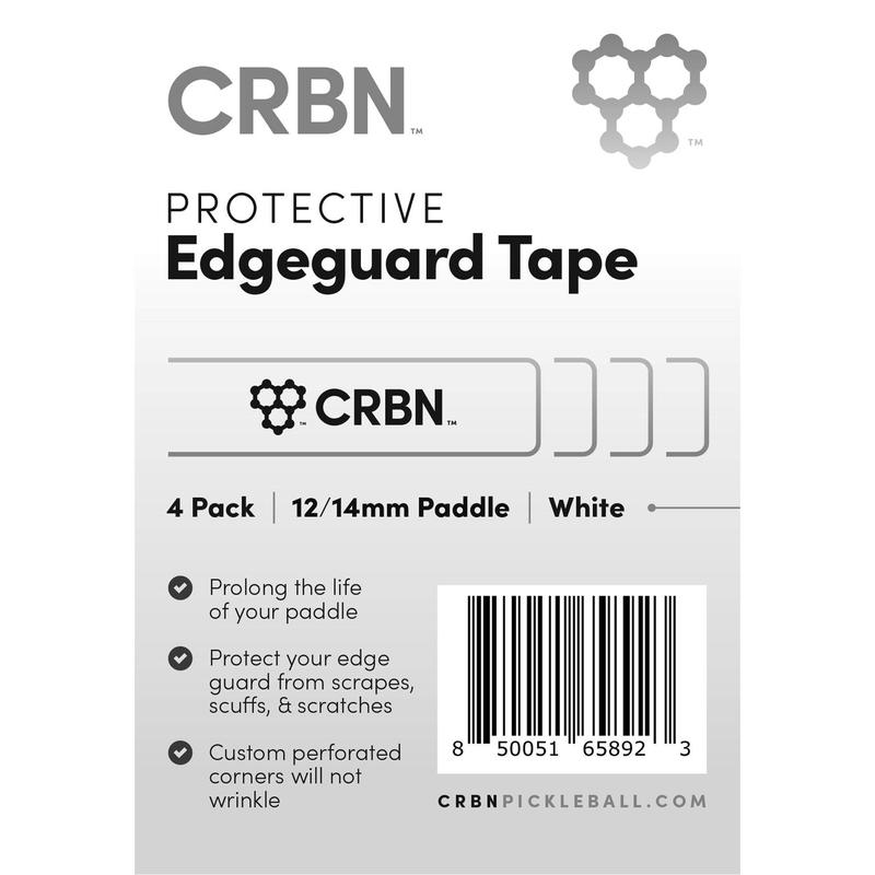 CRBN Protective Edge Guard Tape - 4 Pack for Pickleball Paddles