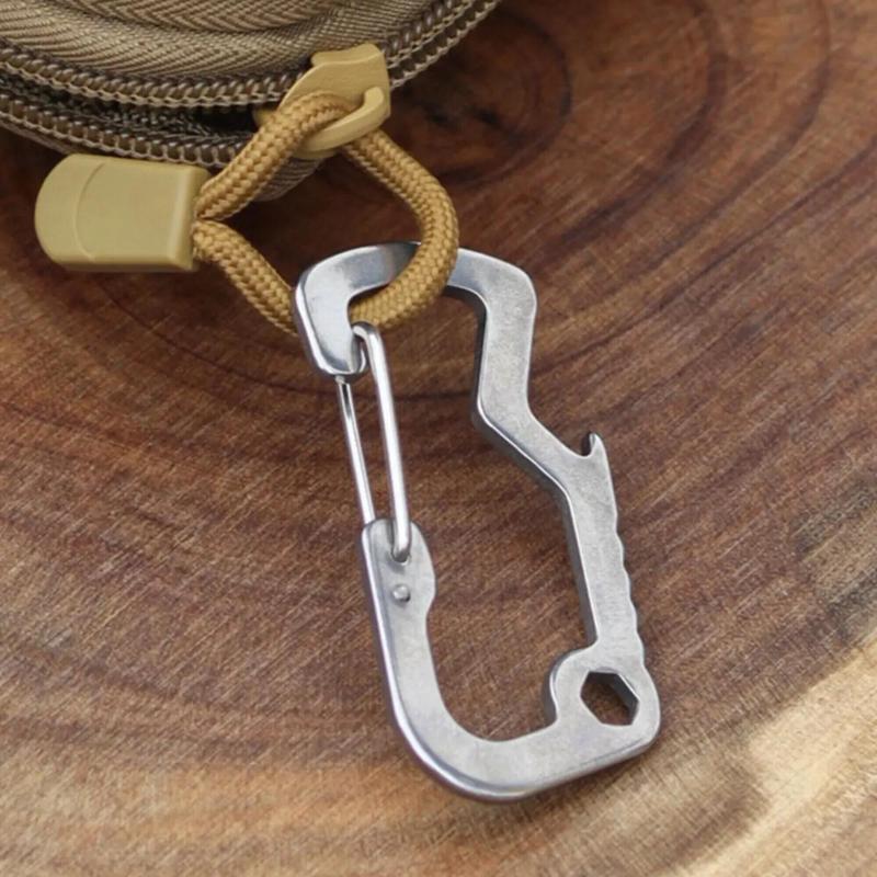 Outdoor Carabiner, Portable Multifunctional Carabiner Buckle, Perfect for Hiking, Camping, and Backpacking