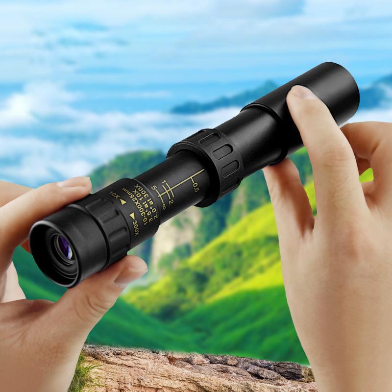 Portable High Magnification Monocular Telescope, High Definition Monocular Telescope with Tripod & Phone Holder, Outdoor Camping & Hiking Equipment