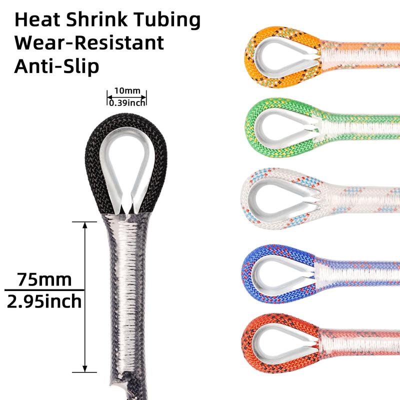 High Strength Climbing Rope, 1 Set Climbing Rope with Storage Bag & Carabiners & Gloves, Professional Outdoor Climbing Equipment