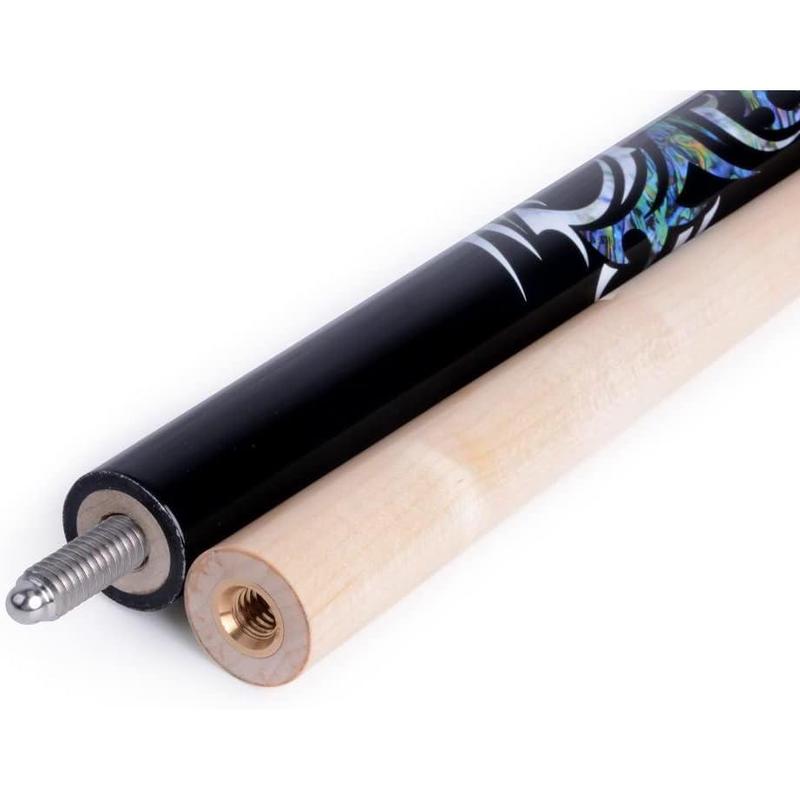 58 inch Hand-Painted Series 2- Billiard Pool Cue Stick with Irish Linen Wrap