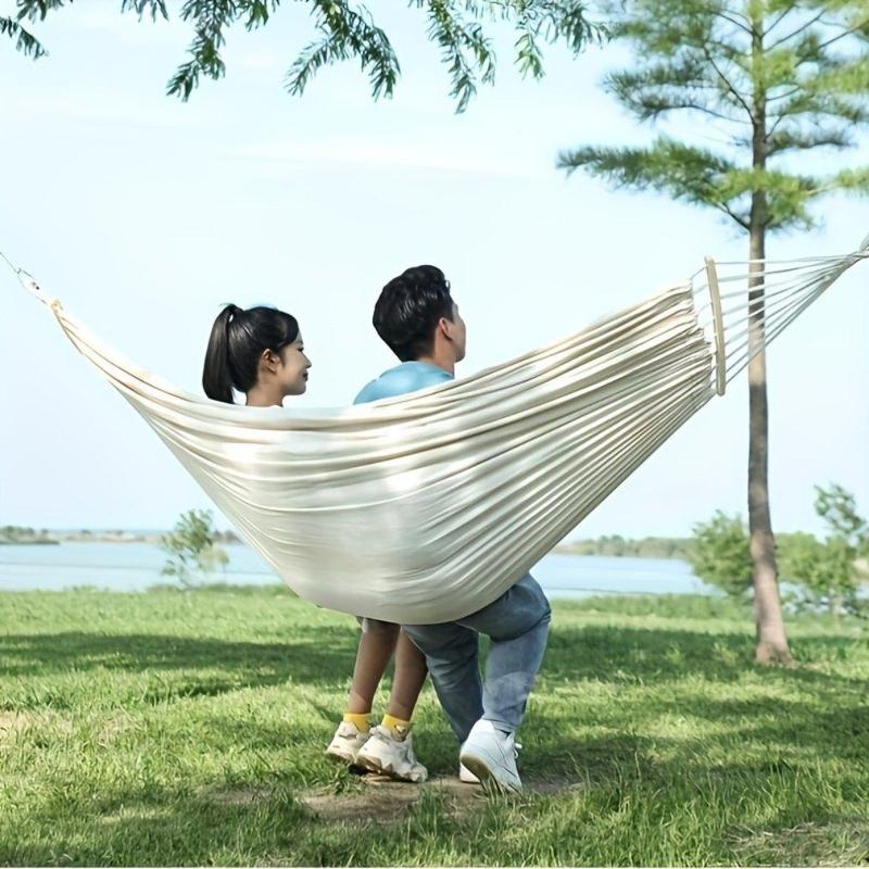 Portable Hammock, Outdoor Camping Hammock, Summer Anti-tip Hammock, Hammock for Outdoor Backyard Garden, Personal Camping, Bike Backpacking