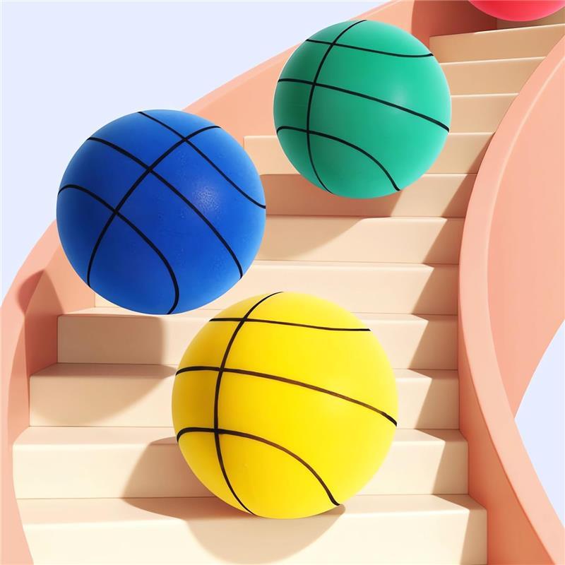 Silent Basketball Dribbling Indoor for Indoor Activities Quiet Basketball for Kids Soft, Lightweight and Easy-to-Grip Foam Basketballs 9.4 Inch