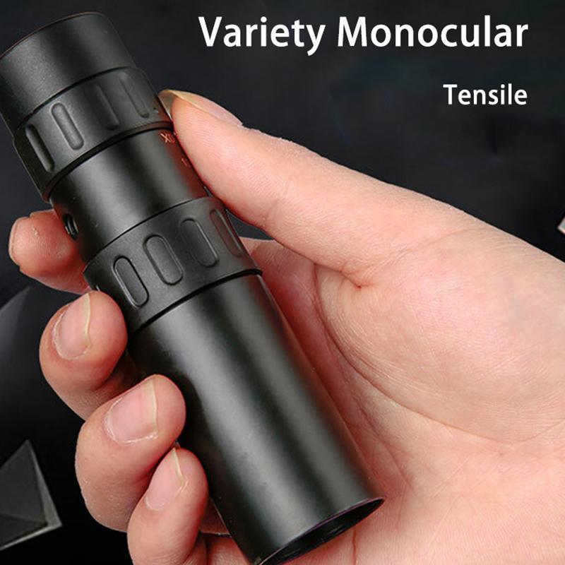 Portable 10-300x40 Monocular Telescope, 4K High Definition Telescopic Telescope, Outdoor Camping Hunting Travel Telescope