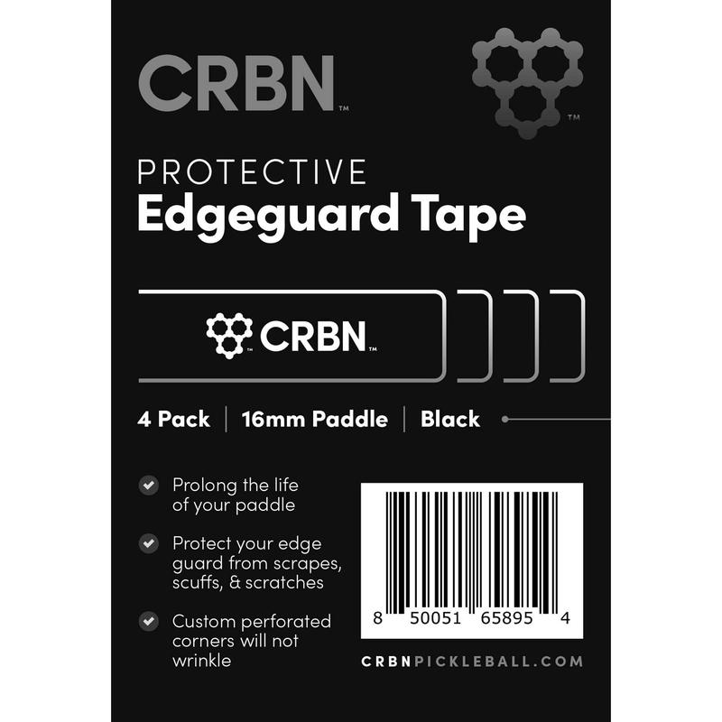 CRBN Protective Edge Guard Tape - 4 Pack for Pickleball Paddles