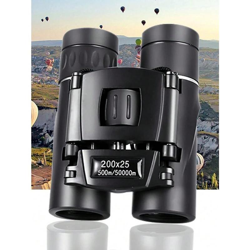 200x25 Binoculars, Portable Night Vision & HD Imaging Binoculars, Supports Most Smartphones for Photography & Observation on Outdoor Camping, Night Fishing, Hunting, Christmas Gift