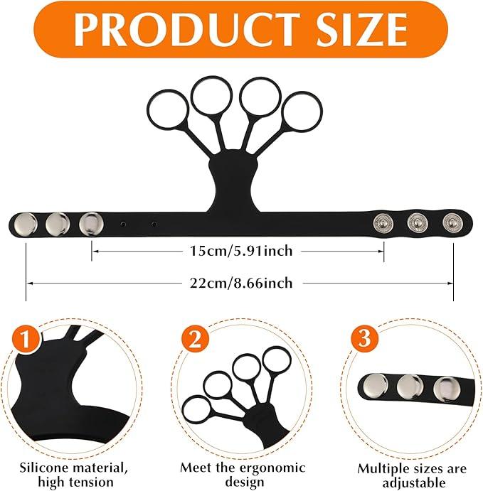 Basketball Shooting Aid Flickglove 6 Pieces for Improving Shot and Power - Basketball Training Equipment and Trainer